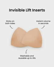 Double-Adhesive Invisible Push-Up Lift Inserts (2 Pairs)