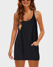 Lounge Romper with Built-In Shorts