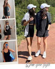 Lounge Romper with Built-In Shorts