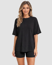 Oversized Split Hem 2-Piece Lounge Set