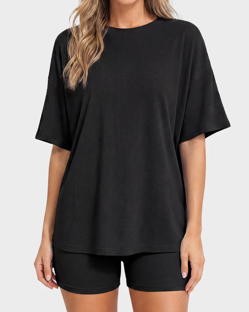 Oversized Split Hem 2-Piece Lounge Set