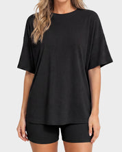 Oversized Split Hem 2-Piece Lounge Set