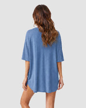Oversized Split Hem 2-Piece Lounge Set