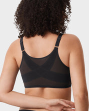 Front Clasp Mesh Support Bra