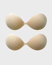 Front Closure Self-Adhesive Invisible Push-Up Bra (2 Pairs)