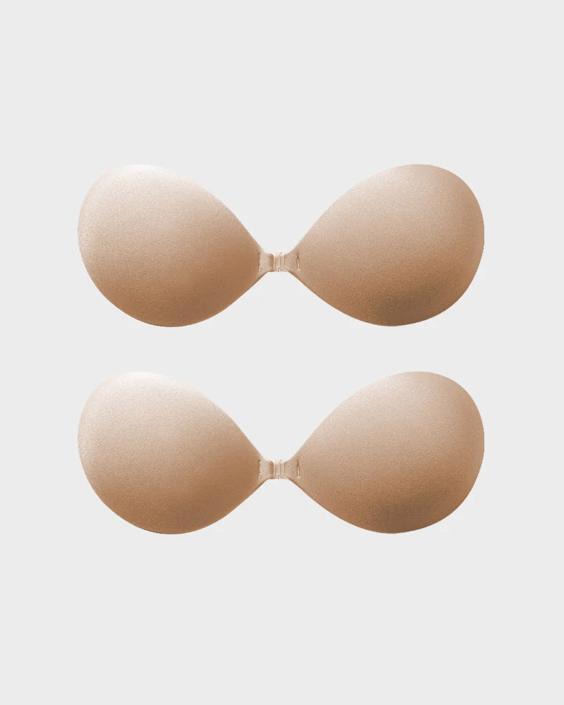 Front Closure Self-Adhesive Invisible Push-Up Bra (2 Pairs)