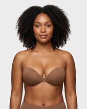Front Closure Self-Adhesive Invisible Push-Up Bra (2 Pairs)