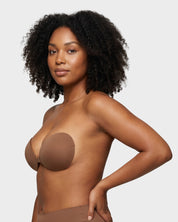 Front Closure Self-Adhesive Invisible Push-Up Bra (2 Pairs)