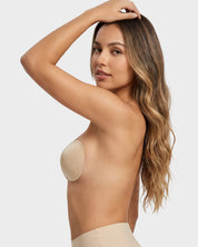 Front Closure Self-Adhesive Invisible Push-Up Bra (2 Pairs)