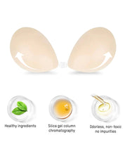 Front Closure Self-Adhesive Invisible Push-Up Bra (2 Pairs)
