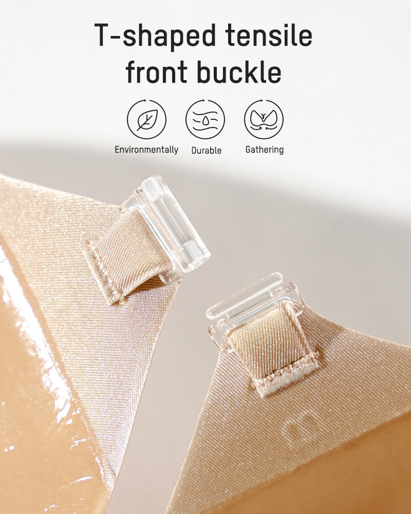Front Closure Self-Adhesive Invisible Push-Up Bra (2 Pairs)