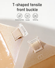 Front Closure Self-Adhesive Invisible Push-Up Bra (2 Pairs)