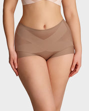 Cross Compression High Waist Control Shaping Panties (6 Pack)