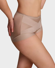 Cross Compression High Waist Control Shaping Panties (6 Pack)
