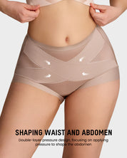 Cross Compression High Waist Control Shaping Panties (6 Pack)