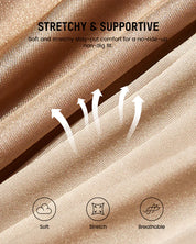 Cross Compression High Waist Control Shaping Panties (6 Pack)