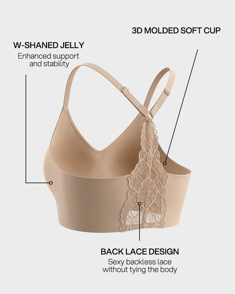 Invisible Backless Lace Bralette