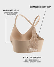 Invisible Backless Lace Bralette