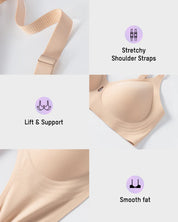 Invisible Jelly-Support Lift Water Drop Bra