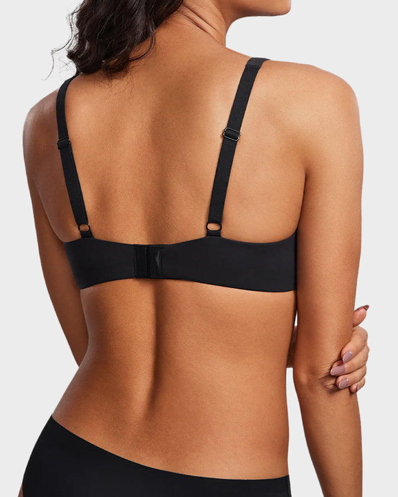 Invisible Wired Unlined Balconette Bra