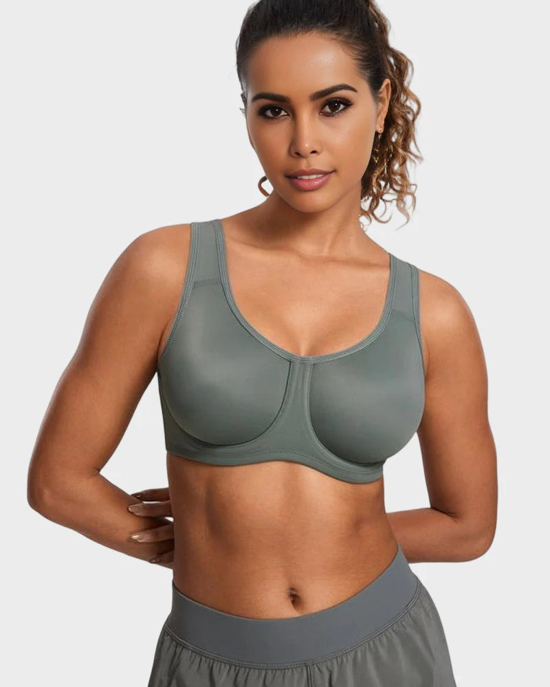 Max Control High-Impact Sports Bra with Exterior Underwire
