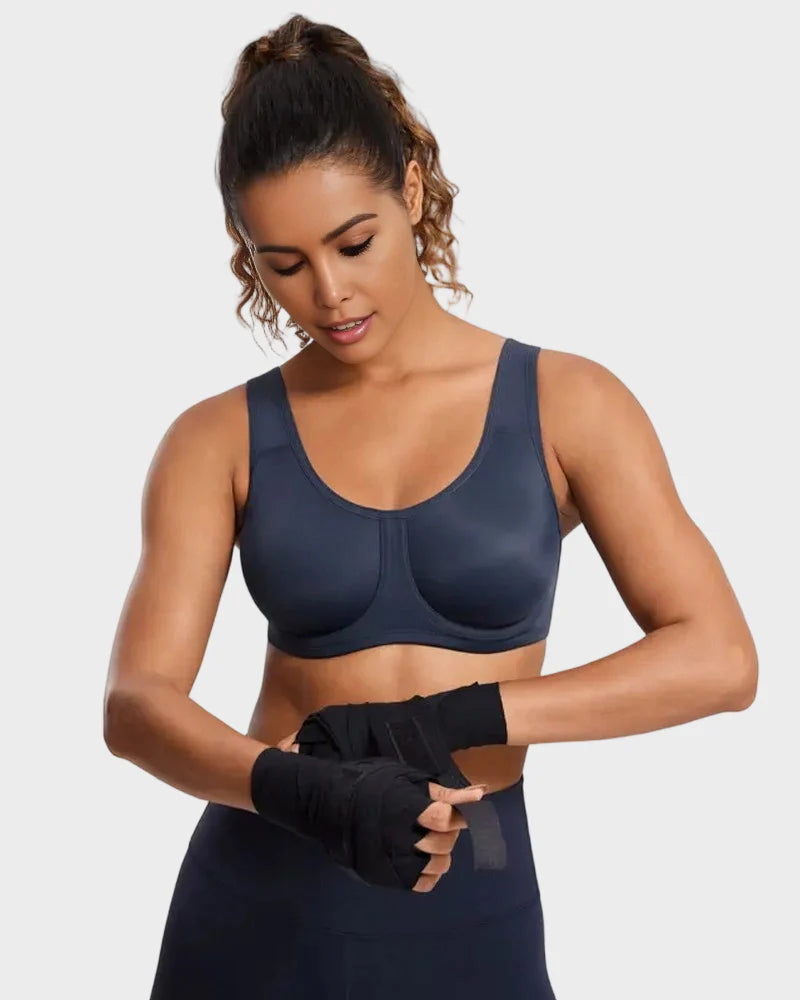 Max Control High-Impact Sports Bra with Exterior Underwire