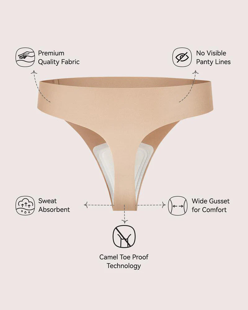 Seamless Contour Thongs (5 Pack)
