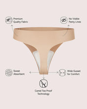 Seamless Contour Thongs (5 Pack)