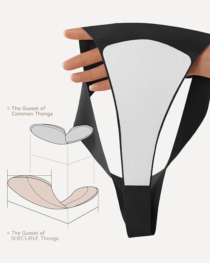 Seamless Contour Thongs (5 Pack)