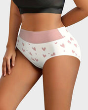 Soft Cotton High-Rise Sweetheart Panties (6 Pack)