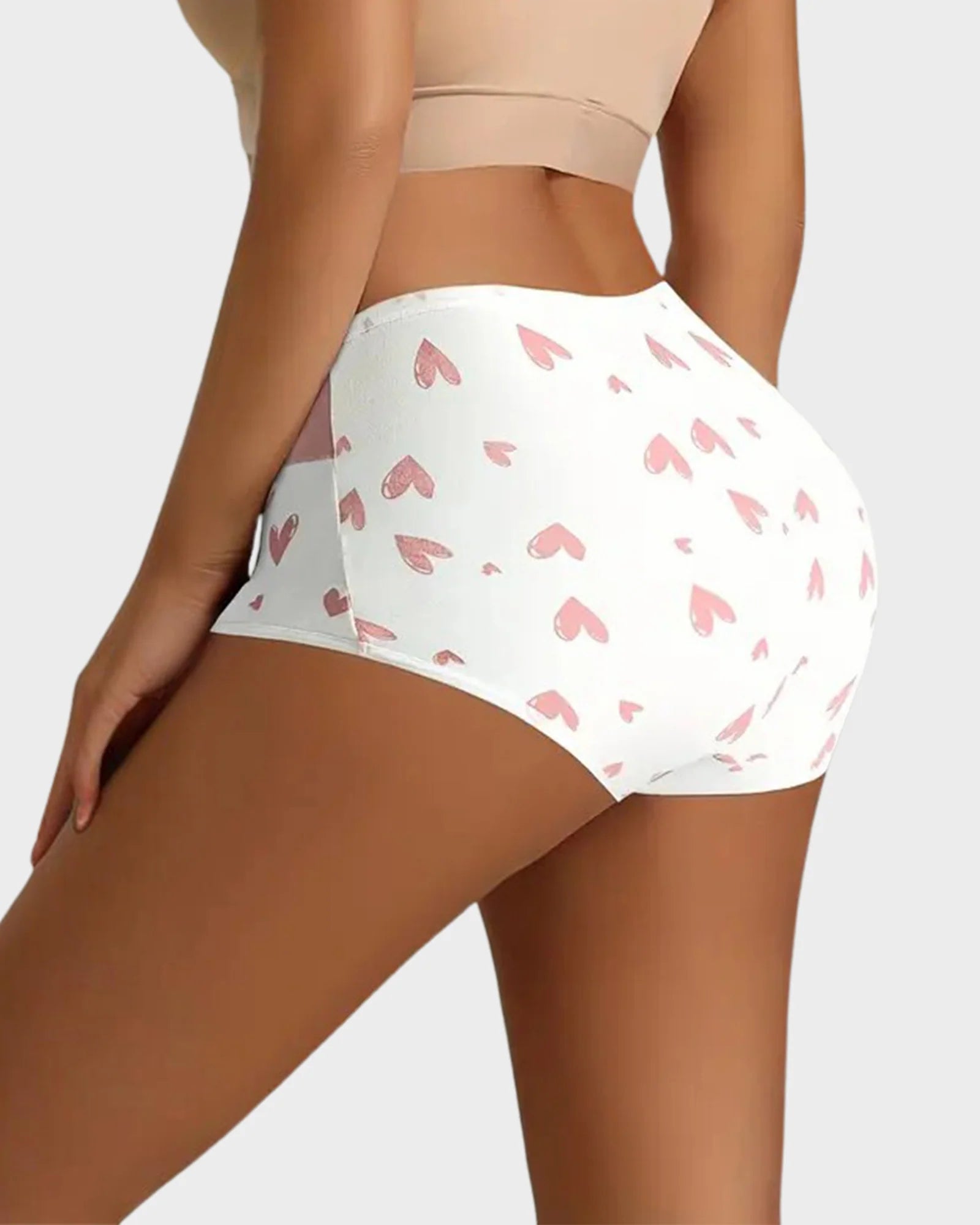 Soft Cotton High-Rise Sweetheart Panties (6 Pack)