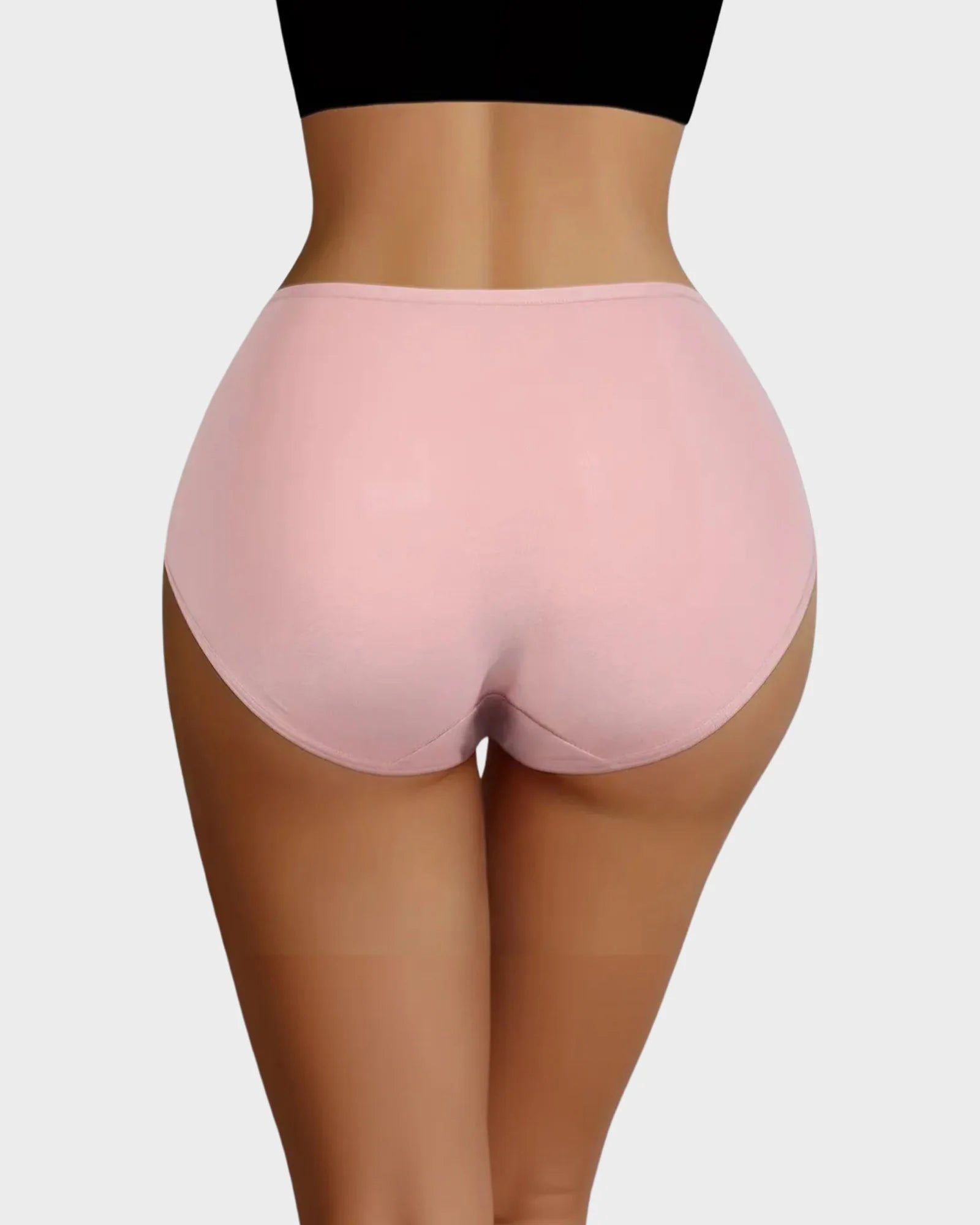 Soft Cotton High-Rise Sweetheart Panties (6 Pack)