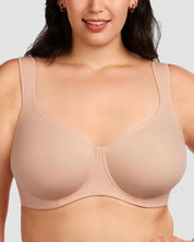 Plus Size Full Coverage Soft Unlined Minimizer Bra