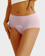 Soft Cotton High-Rise Sweetheart Panties (6 Pack)