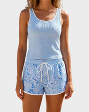 Athletic Two-Piece Tankini Set