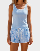 Athletic Two-Piece Tankini Set