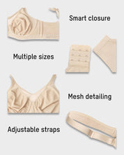 Ultra Cool Full Support Plus Size Minimizer Bra
