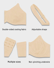 Ultra Cool Full Support Plus Size Minimizer Bra