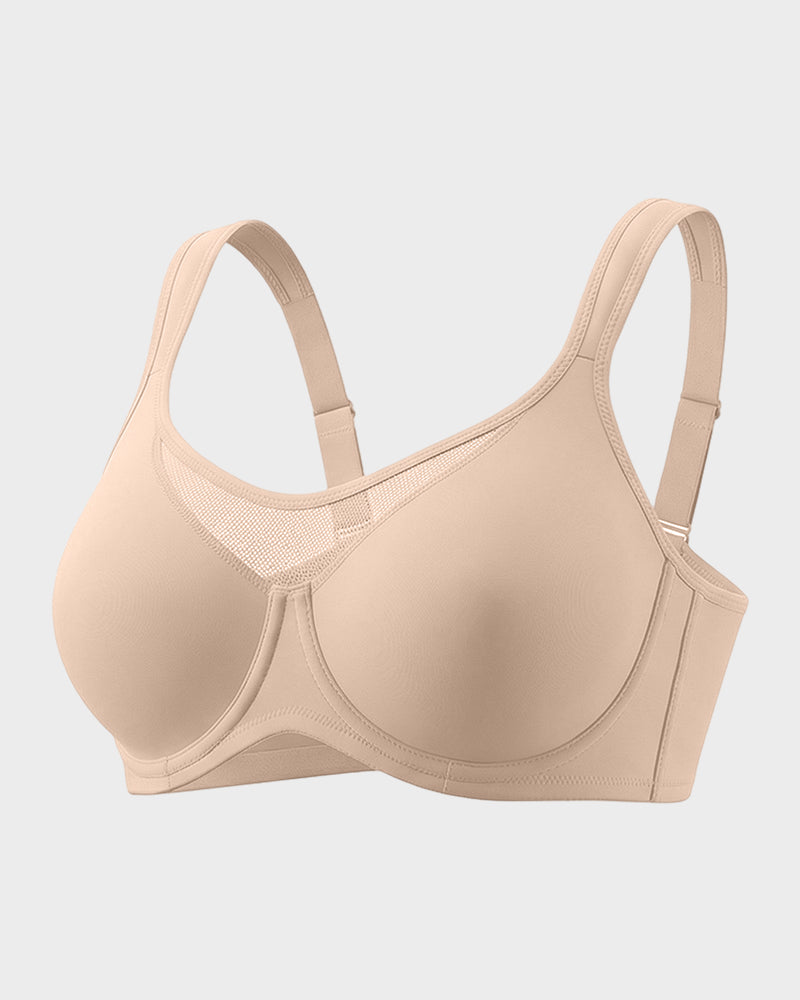 Ultra Cool Full Support Plus Size Minimizer Bra