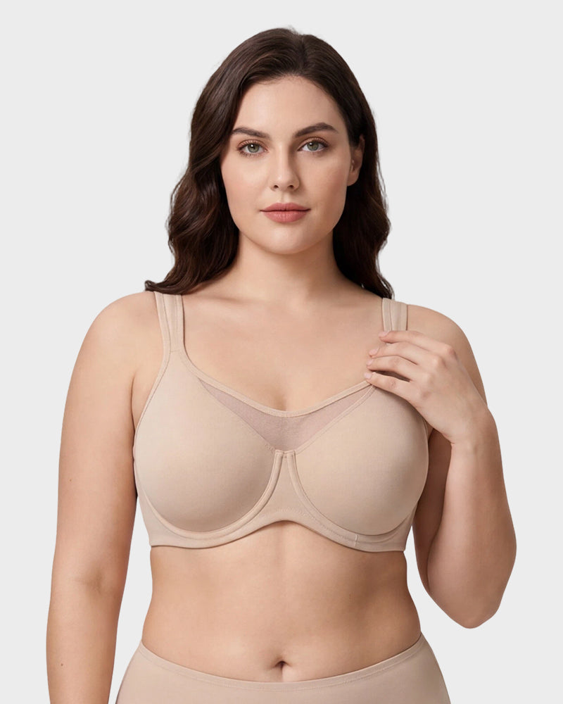 Ultra Cool Full Support Plus Size Minimizer Bra