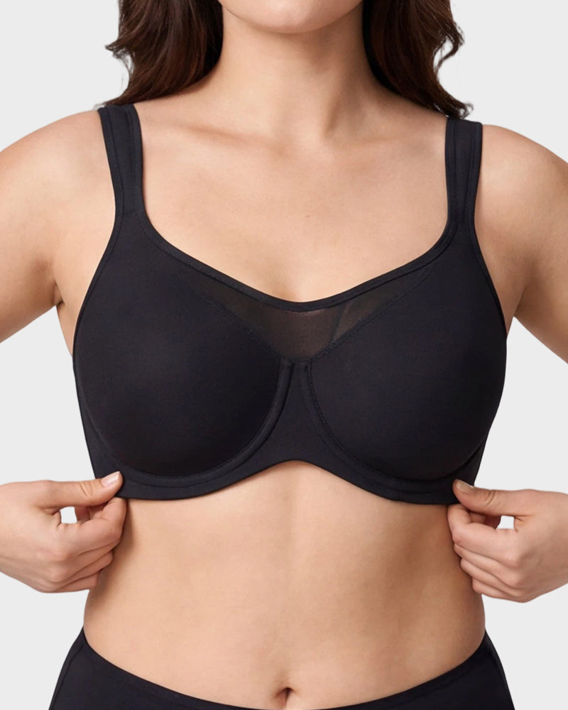Ultra Cool Full Support Plus Size Minimizer Bra