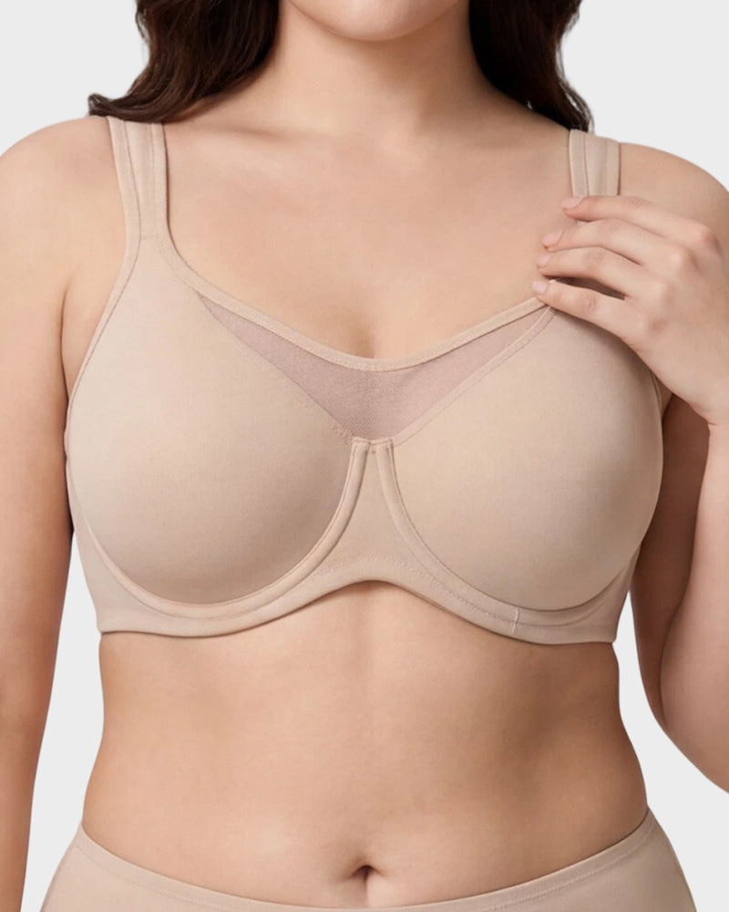 Ultra Cool Full Support Plus Size Minimizer Bra