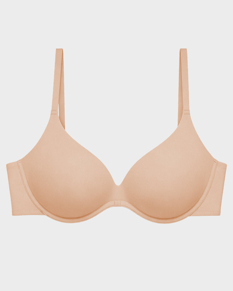Unlined Underwire Plunge Balconette Bra