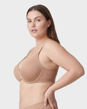 Unlined Underwire Plunge Balconette Bra