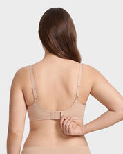 Unlined Underwire Plunge Balconette Bra