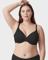 Unlined Underwire Plunge Balconette Bra