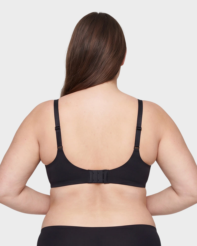 Unlined Underwire Plunge Balconette Bra