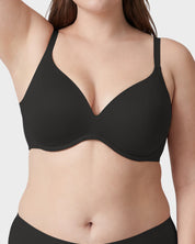 Unlined Underwire Plunge Balconette Bra
