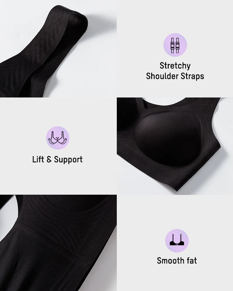 Wire Free Lifting Antibacterial Jelly Bra