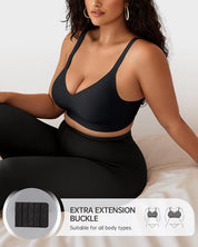Wireless Seamless Soft Jelly Strip Bra